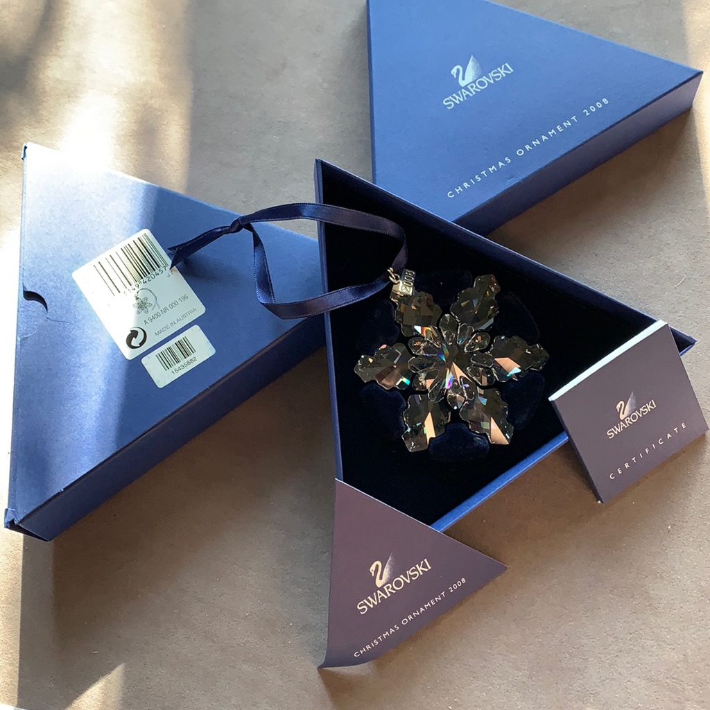 Swarovski 2008 Large Christmas Ornament